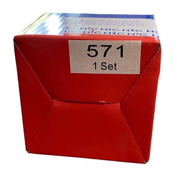 Porcelain Flying Saucer Mortar and Pestle Set White HIC - Picture 5 of 9